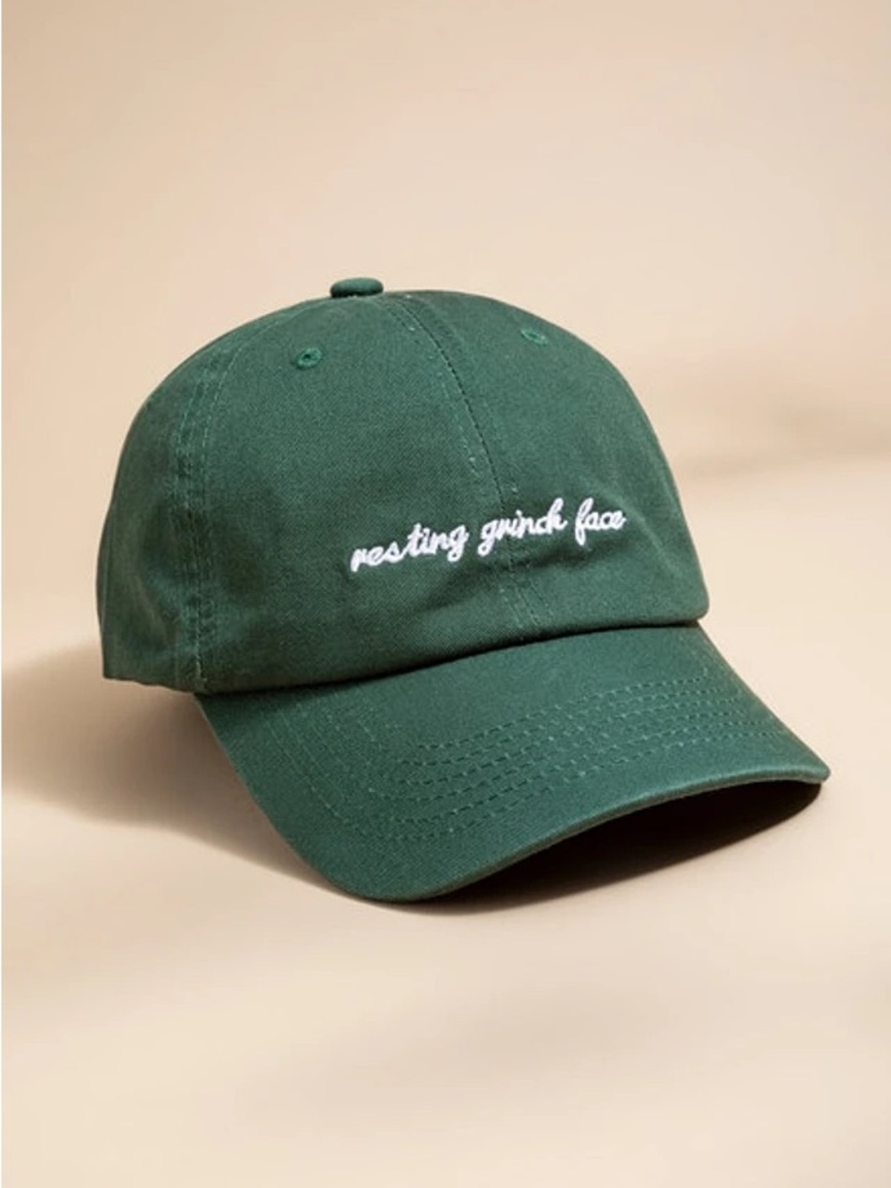 Francesca's Collections | “Resting Grinch Face” Baseball Cap